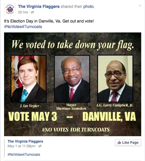 Flaggers Danville election